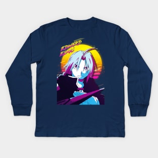 Fullmetal Alchemist - Edward Elric Kids Long Sleeve T-Shirt